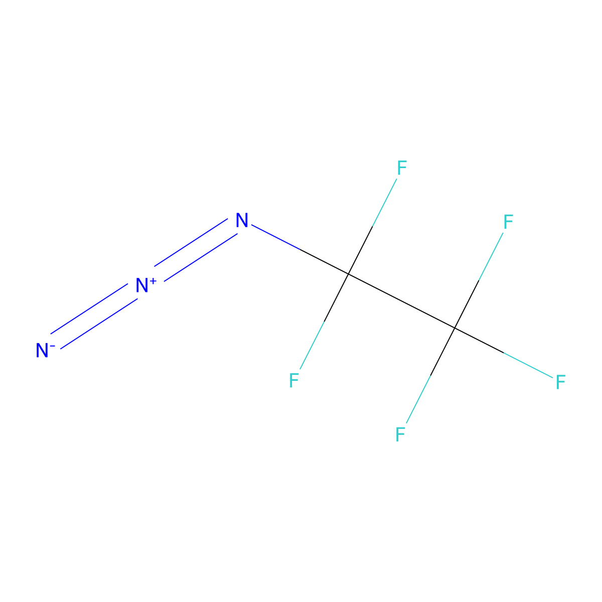 1-Azido-1,1,2,2,2-pentafluoroethane molecular structure, CAS 2055167-74-1