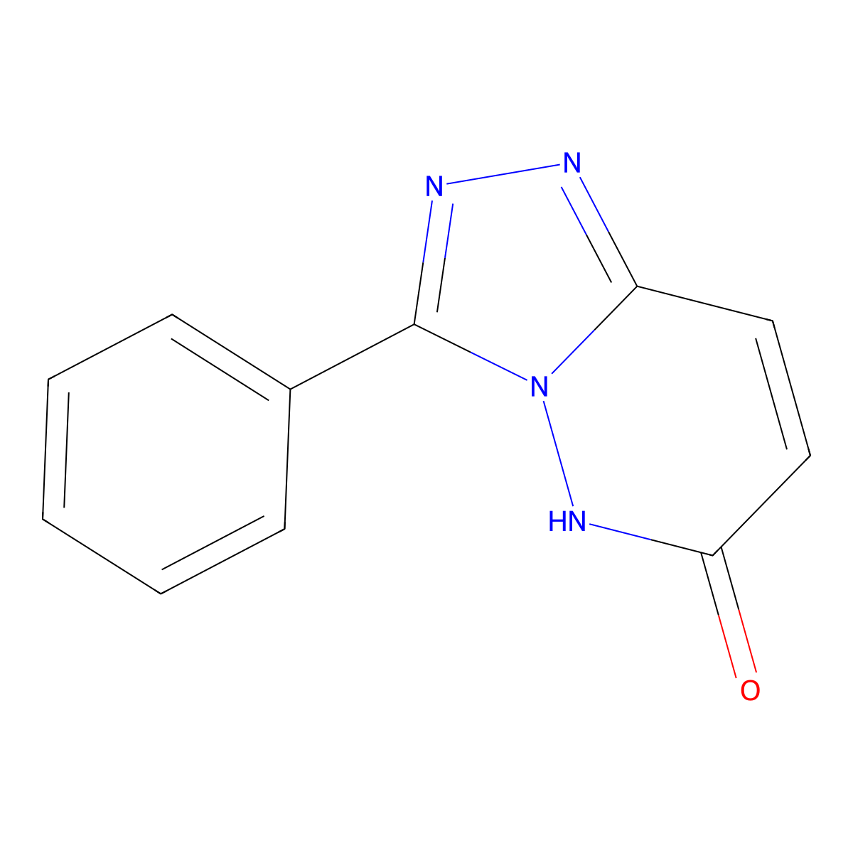 3-Phenyl-[1,2,4]triazolo[4,3-b]pyridazin-6(5H)-one molecular structure, CAS 20552-62-9