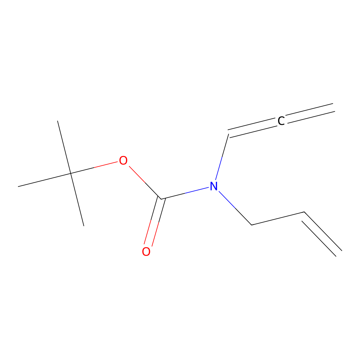 N-Allyl-N-Boc-propa-1,2-dien-1-amine molecular structure, CAS 2055236-80-9