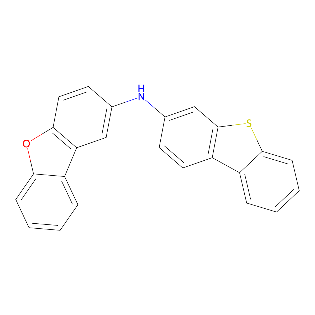 N-(dibenzo[b,d]thiophen-3-yl)dibenzo[b,d]furan-2-amine molecular structure, CAS 2055366-12-4