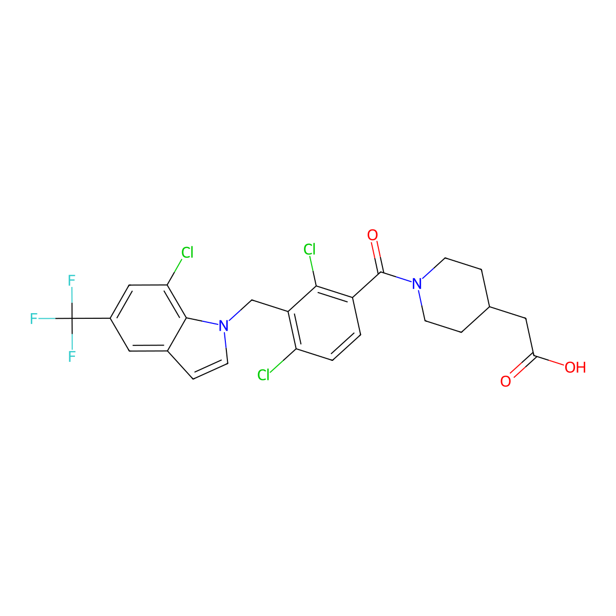 Cedirogant molecular structure, CAS 2055496-11-0