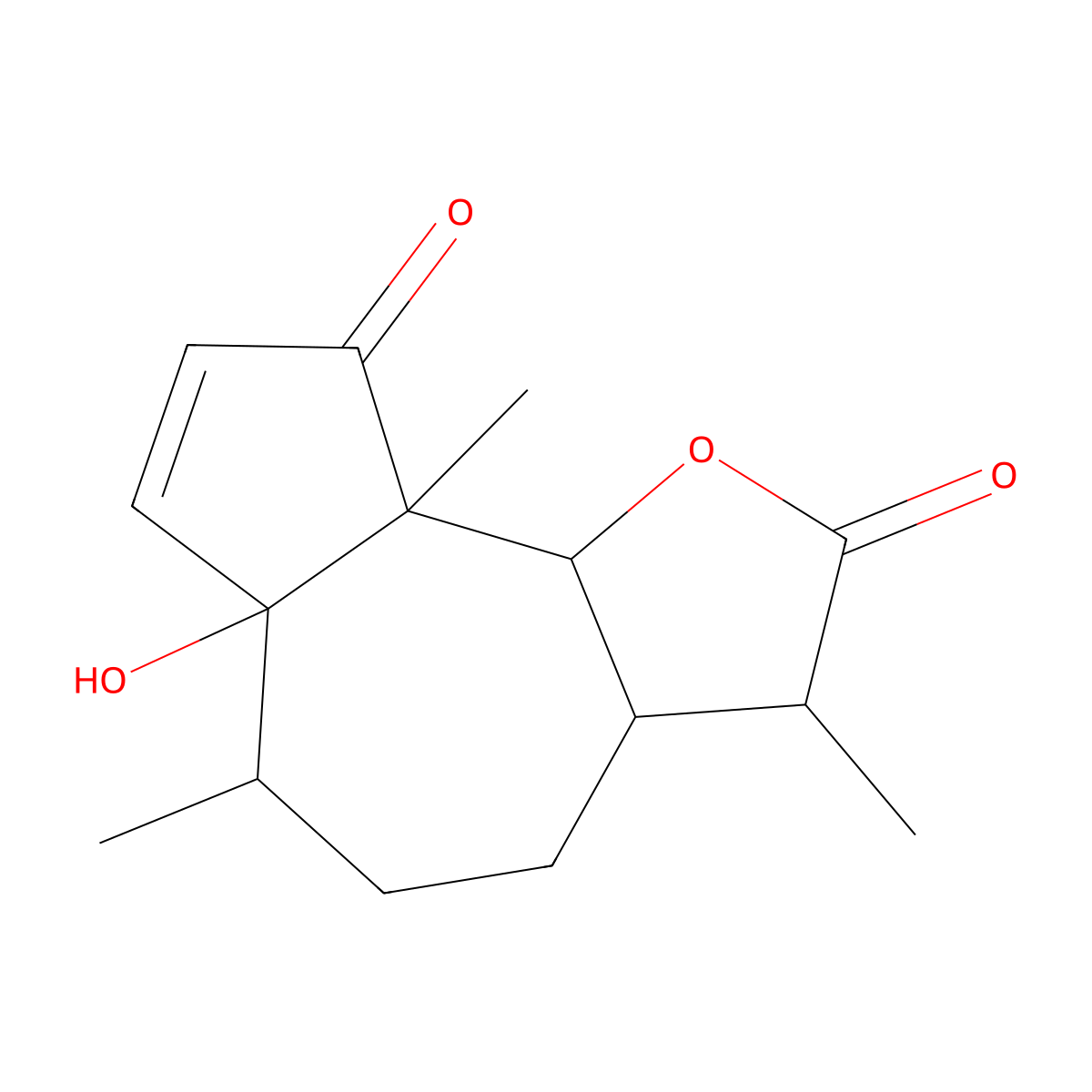 Hymenolin molecular structure, CAS 20555-05-9