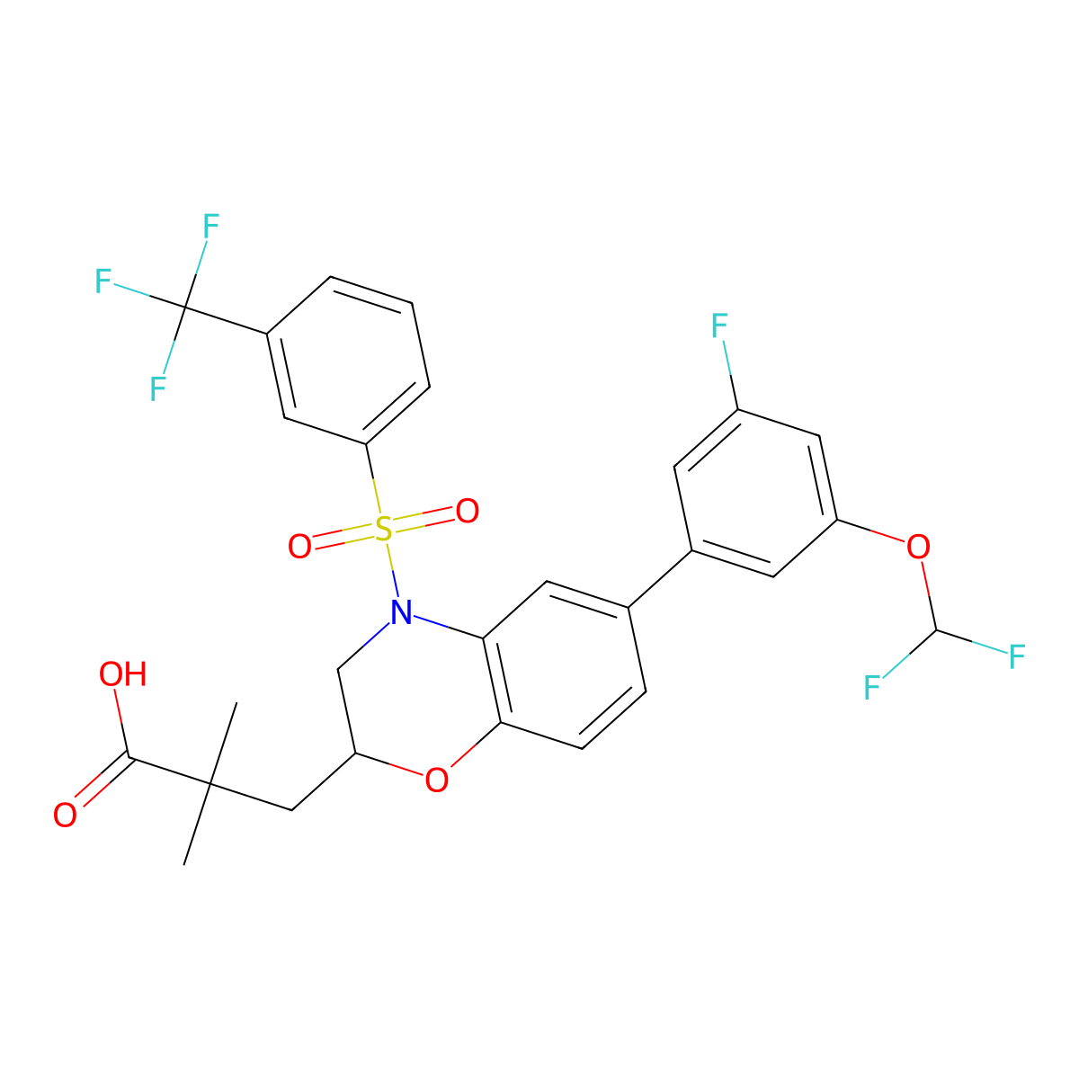 Cintirorgon molecular structure, CAS 2055536-64-4