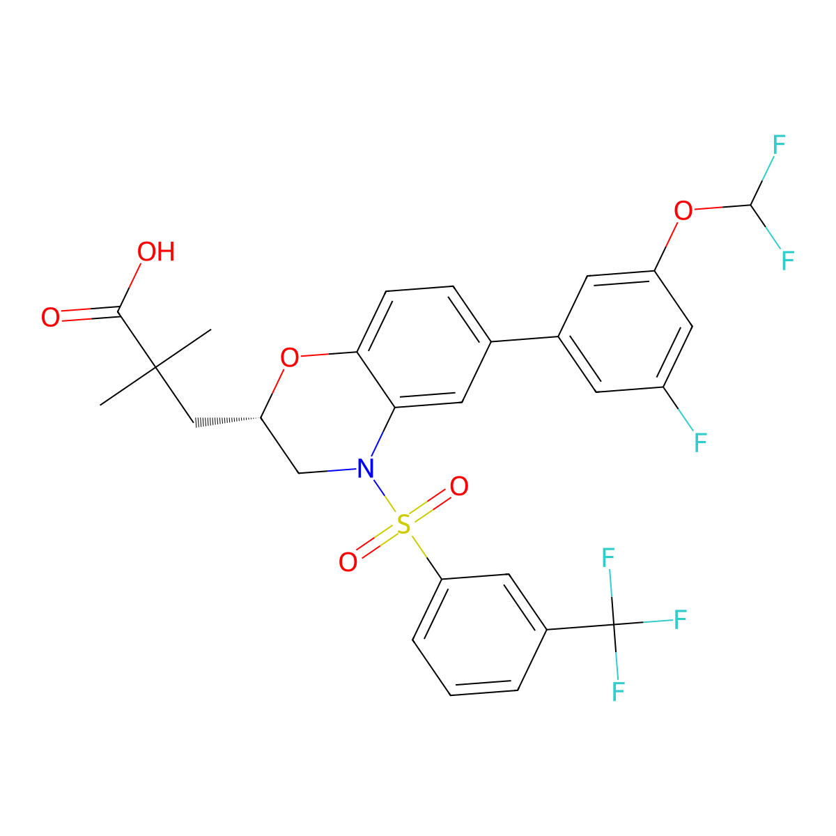 Cintirorgon molecular structure, CAS 2055536-64-4