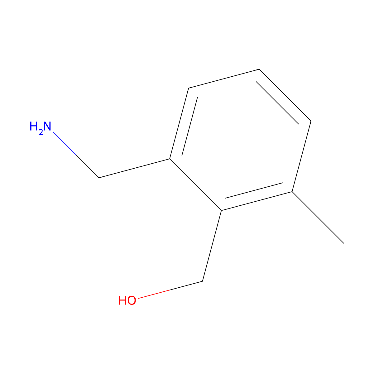 [2-(Aminomethyl)-6-methylphenyl]methanol molecular structure, CAS 2055593-84-3