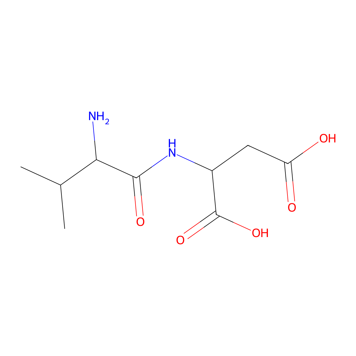 Val-Asp molecular structure, CAS 20556-16-5