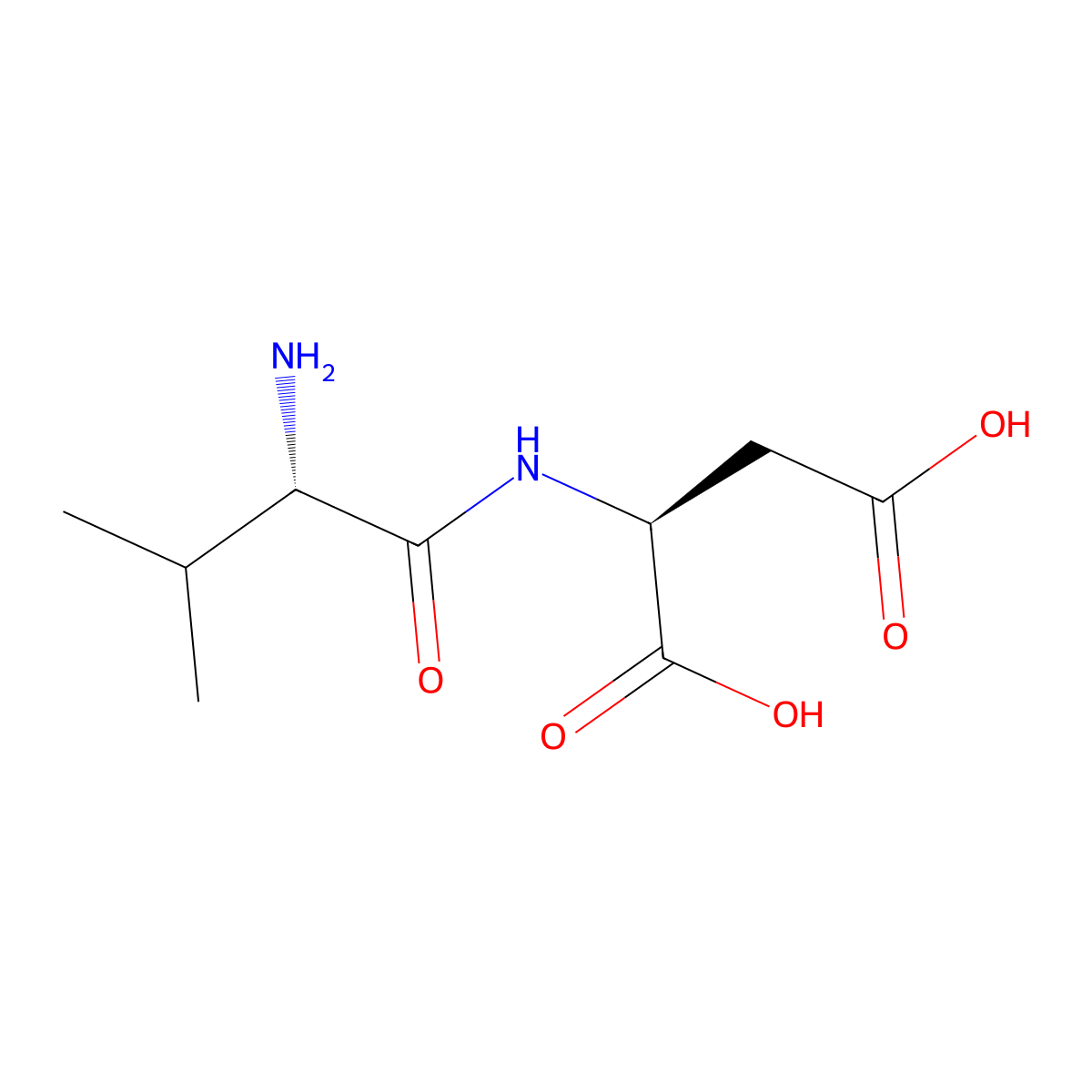 Val-Asp molecular structure, CAS 20556-16-5