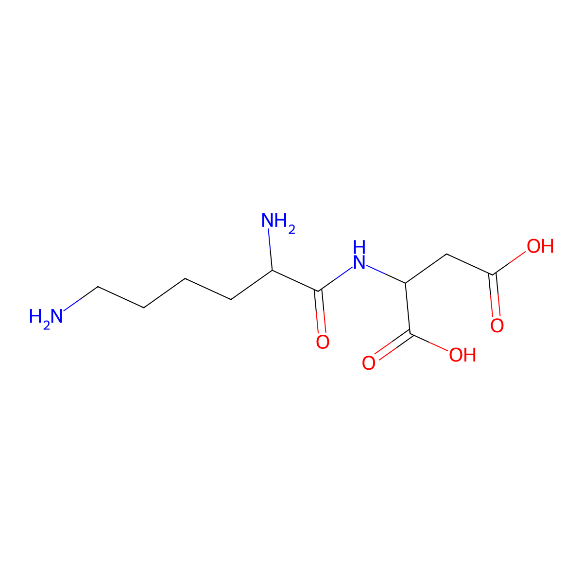 Lys-Asp molecular structure, CAS 20556-18-7