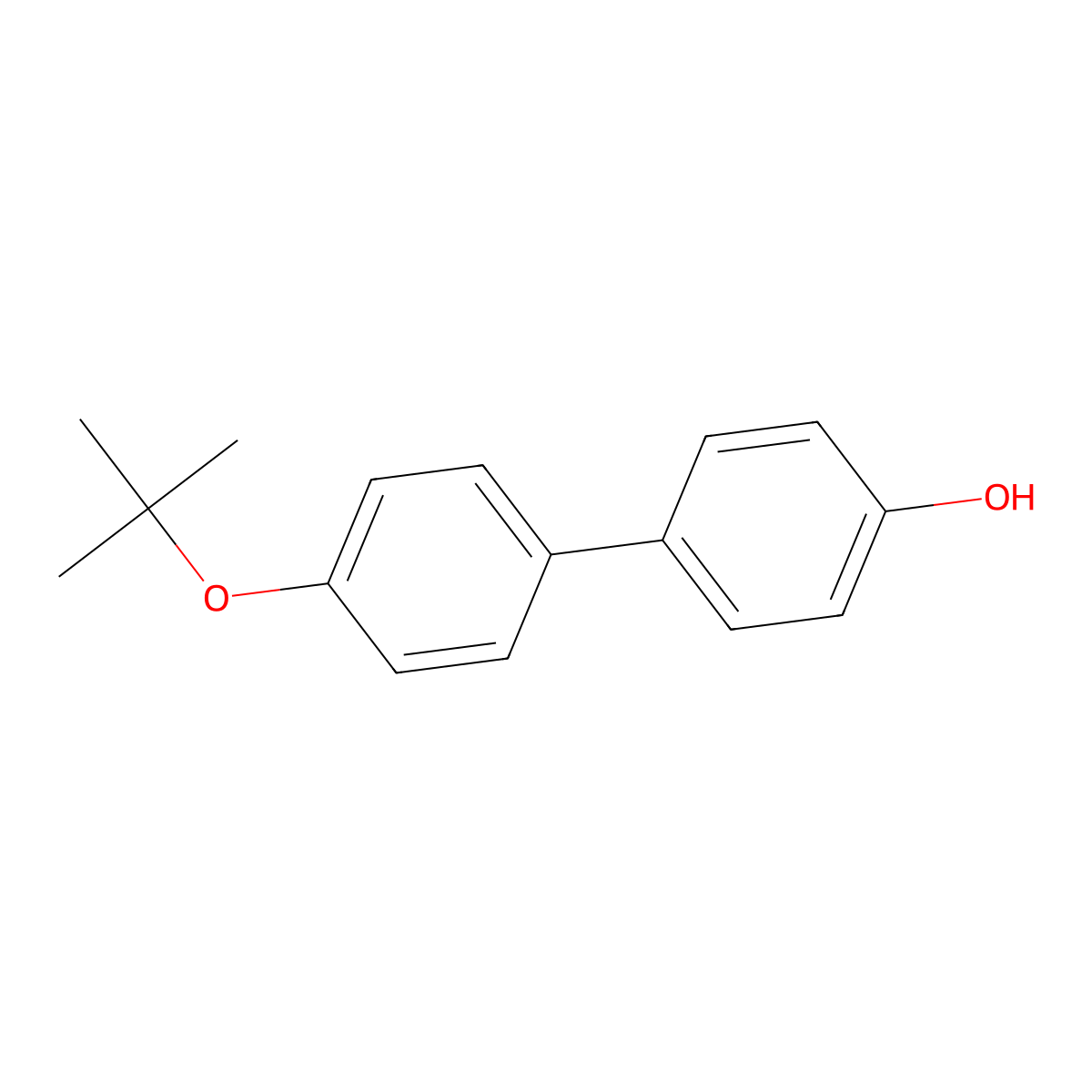 4'-(1,1-Dimethylethoxy)[1,1'-biphenyl]-4-ol molecular structure, CAS 2055666-56-1