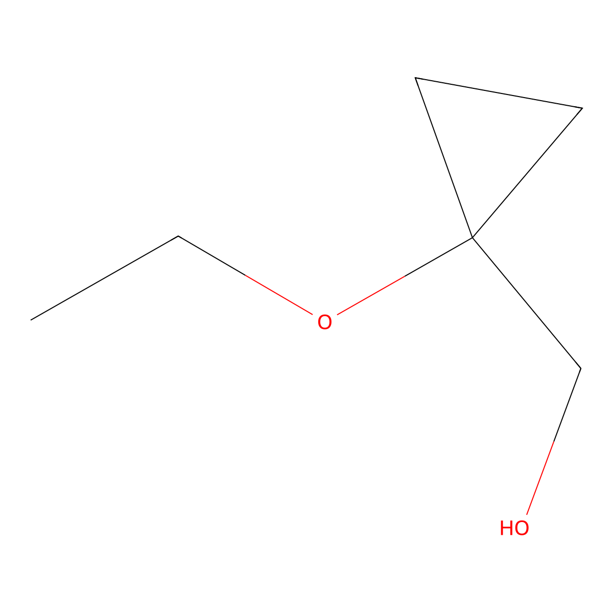 (1-Ethoxycyclopropyl)methanol molecular structure, CAS 2055840-91-8