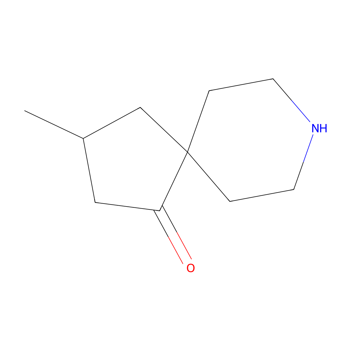 3-Methyl-8-azaspiro[4.5]decan-1-one molecular structure, CAS 2055840-92-9