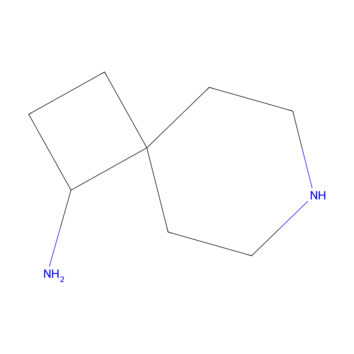 (R)-7-Azaspiro[3.5]nonan-1-amine molecular structure, CAS 2055848-59-2