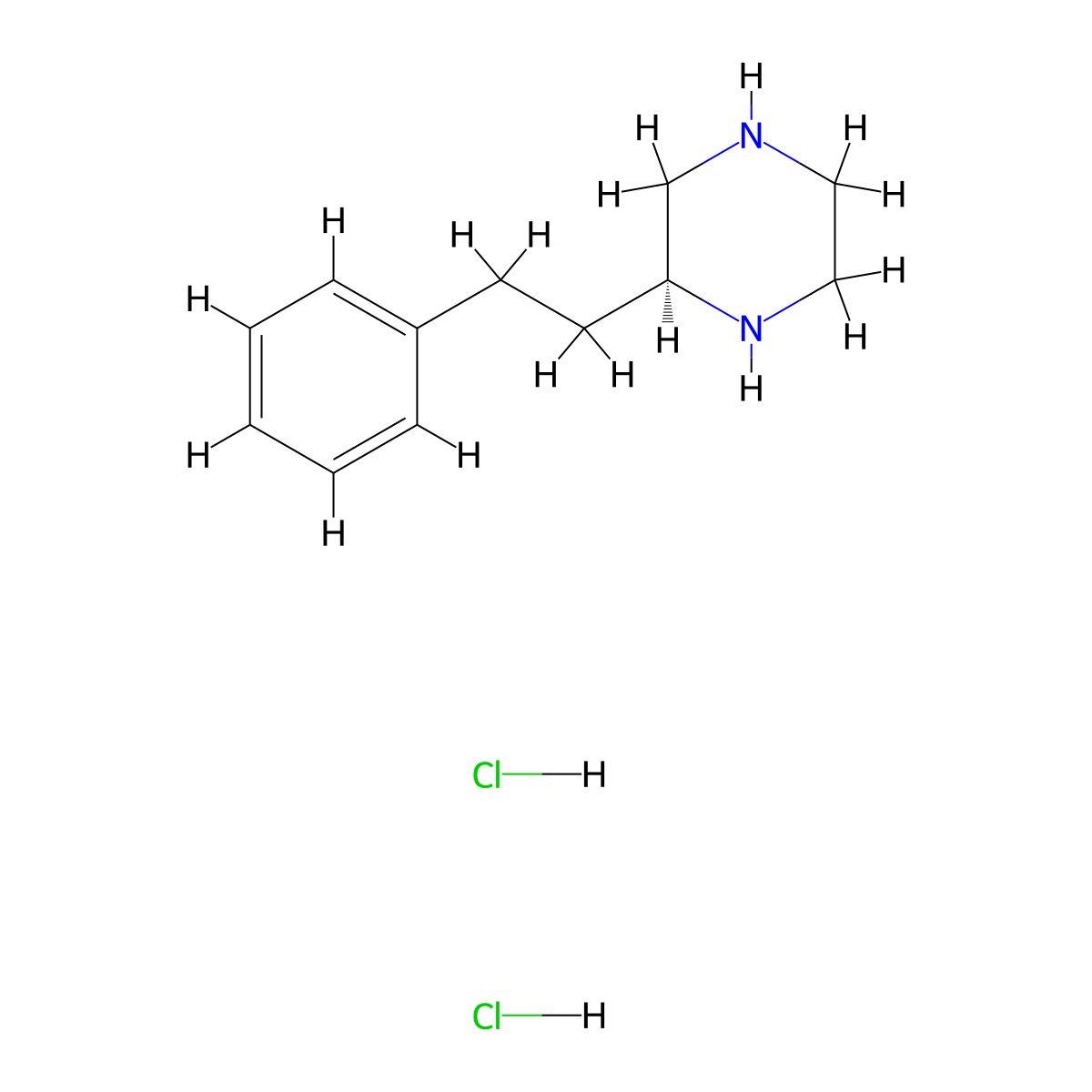 (S)-2-Phenethylpiperazine dihydrochloride molecular structure, CAS 2055848-89-8
