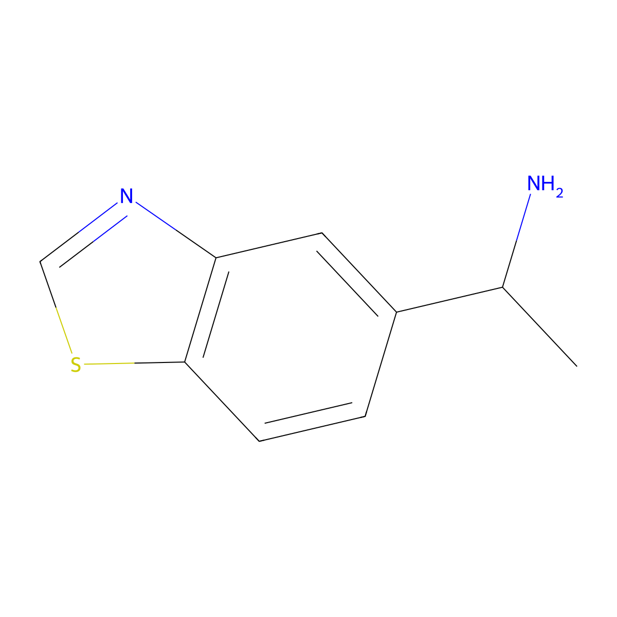(R)-1-(Benzo[D]thiazol-5-YL)ethan-1-amine molecular structure, CAS 2055849-03-9