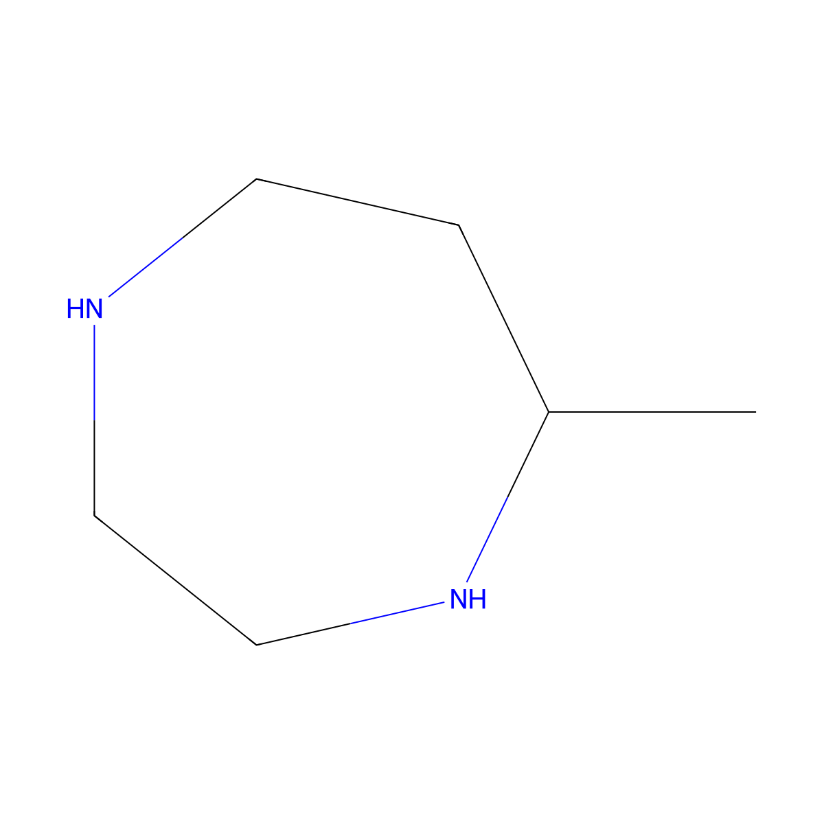 (R)-5-Methyl-1,4-diazepane molecular structure, CAS 2055849-06-2