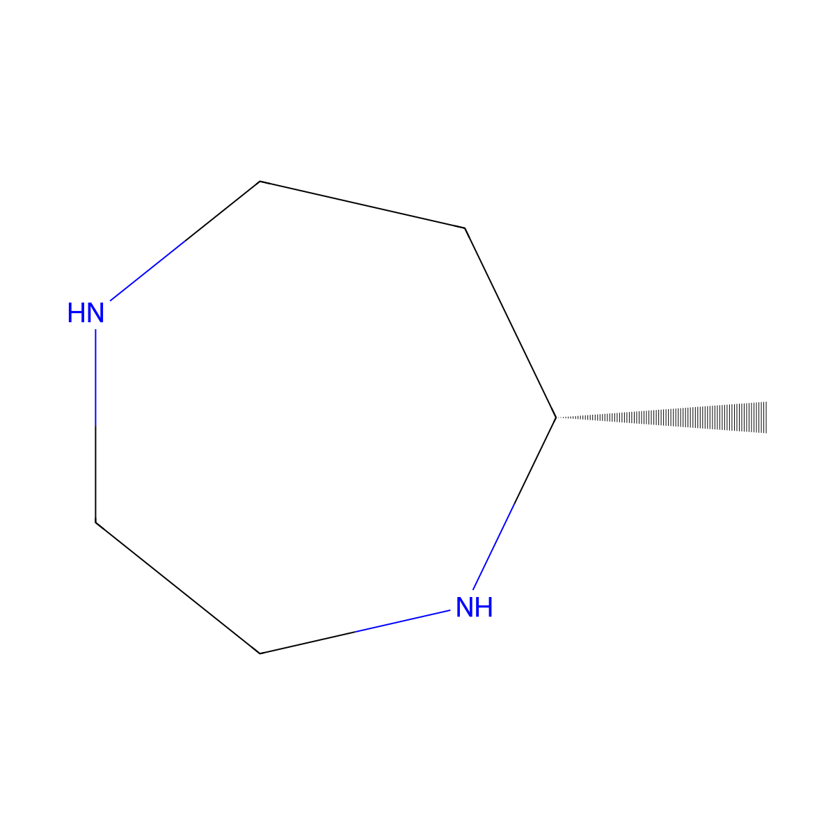 (5S)-5-methyl-1,4-diazepane molecular structure, CAS 2055849-07-3