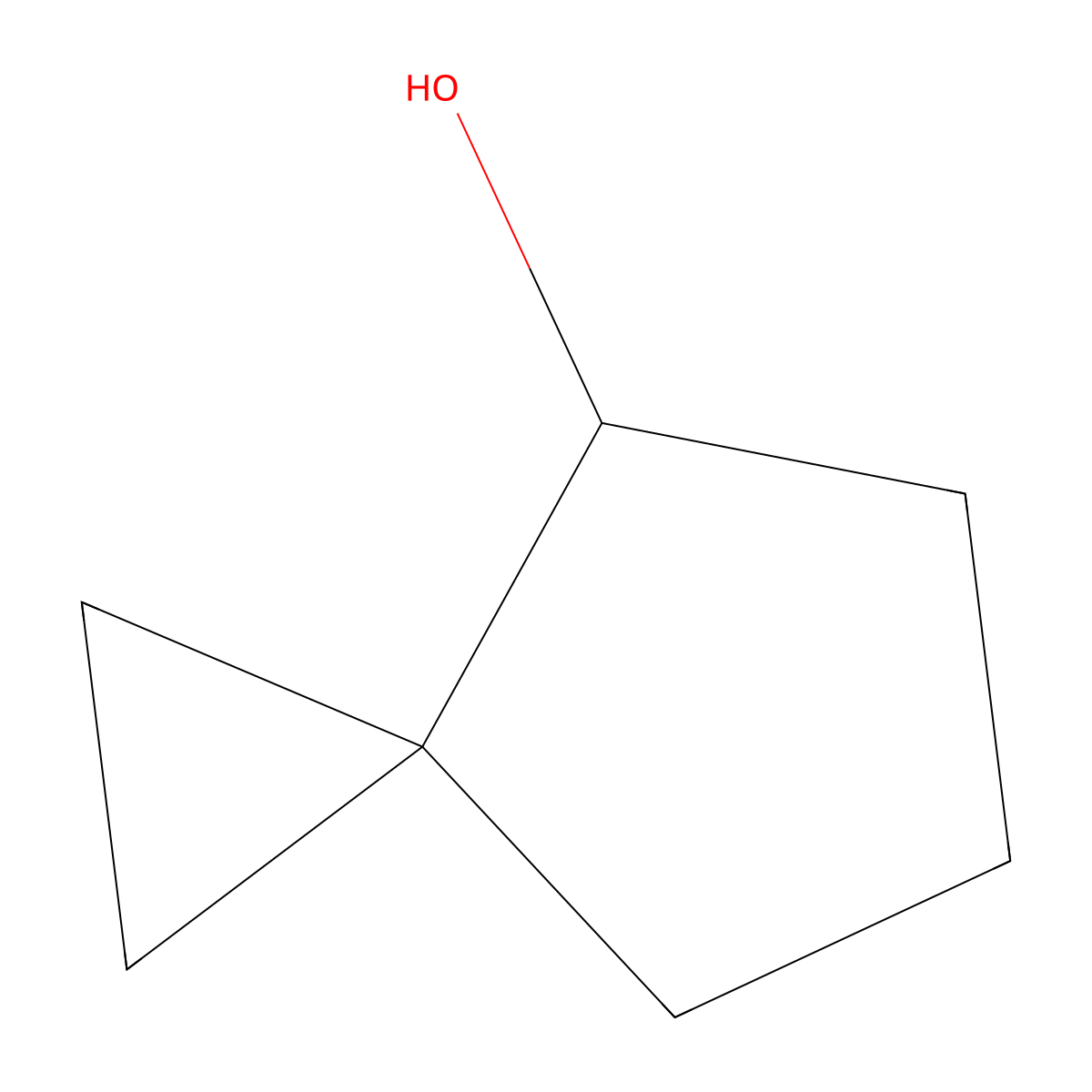 (4S)-spiro[2.4]heptan-4-ol molecular structure, CAS 2055849-16-4