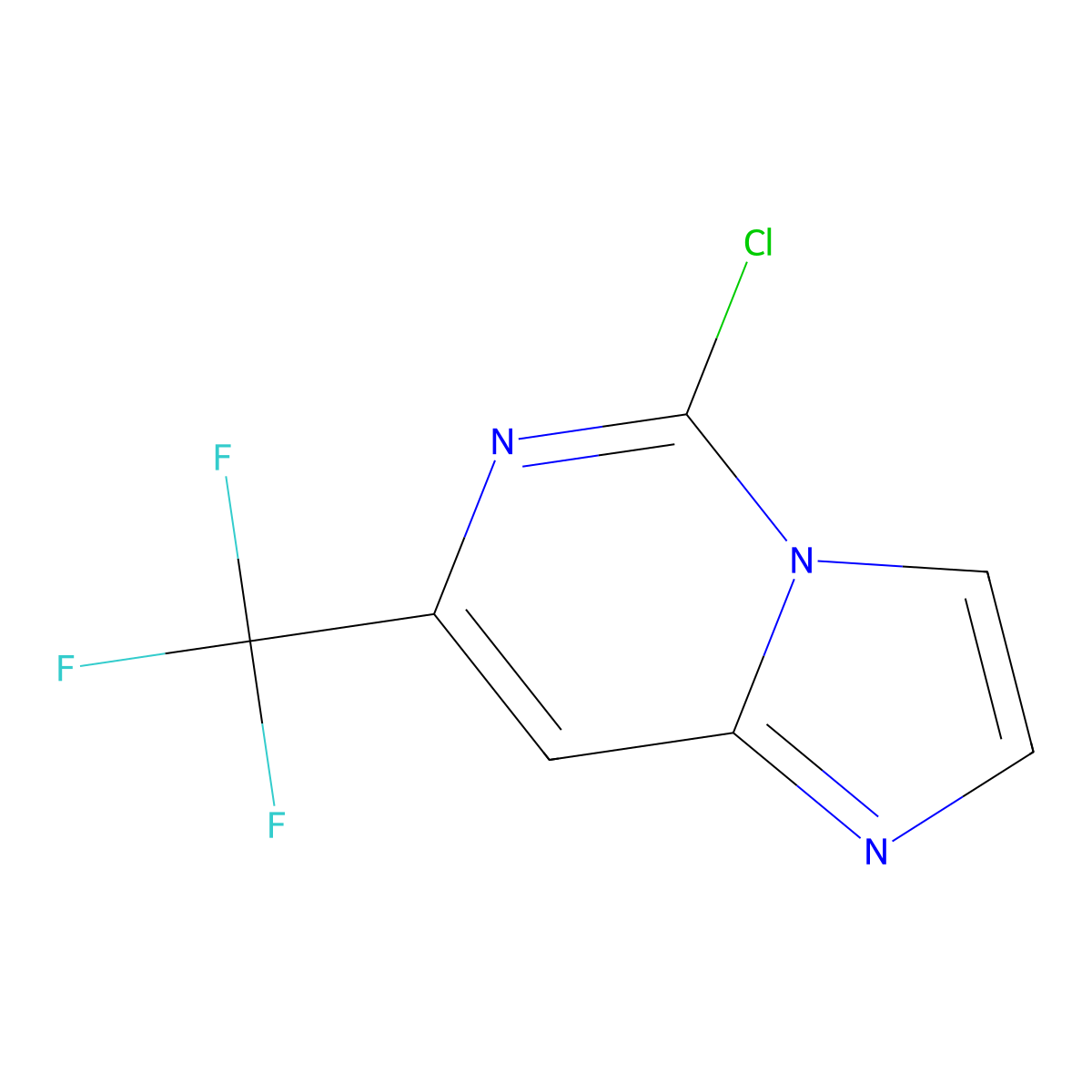 5-Chloro-7-(trifluoromethyl)imidazo[1,2-C]pyrimidine molecular structure, CAS 2055901-35-2