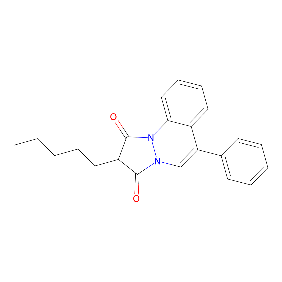 Cintazone molecular structure, CAS 2056-56-6