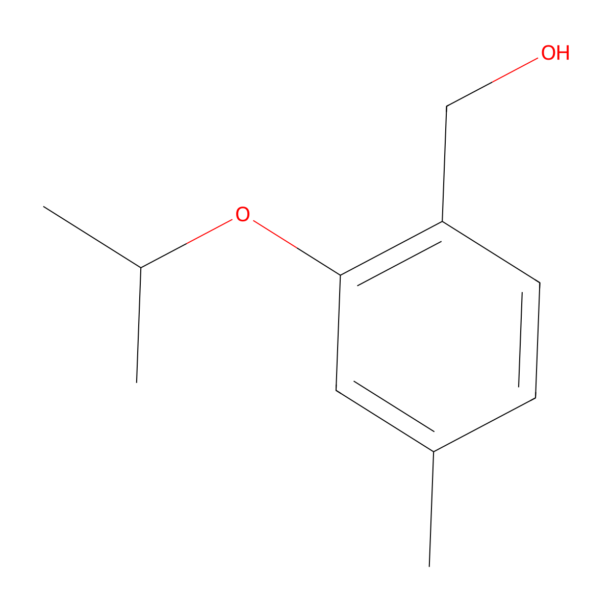 (2-Isopropoxy-4-methylphenyl)methanol molecular structure, CAS 2056110-35-9