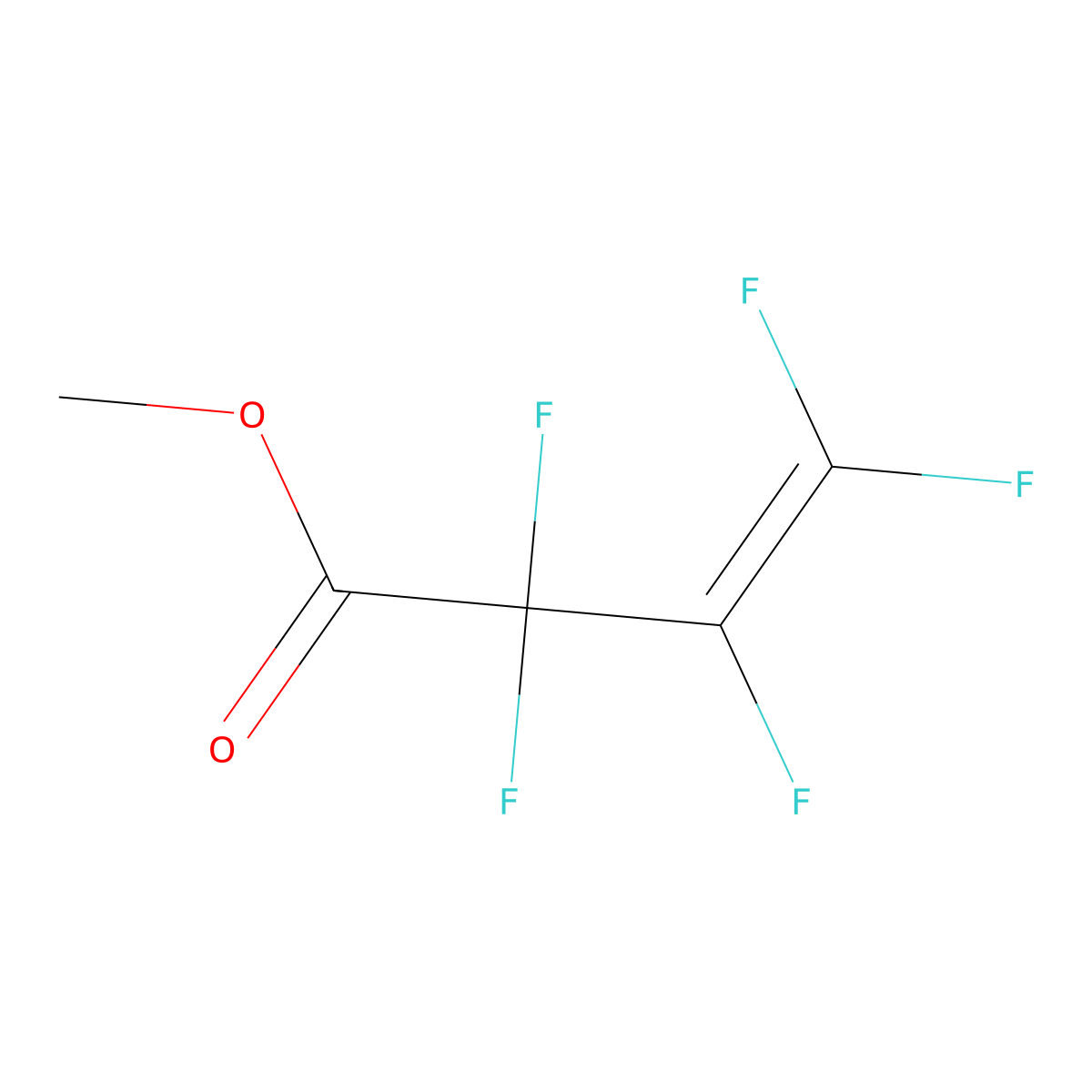 Methyl perfluorobuten-3-oate molecular structure, CAS 20562-79-2