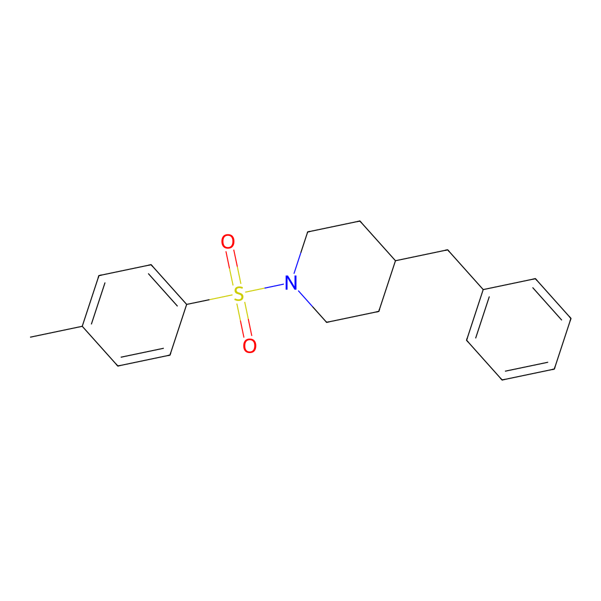 1-[(4-Methylphenyl)sulfonyl]-4-benzylpiperidine molecular structure, CAS 205641-99-2