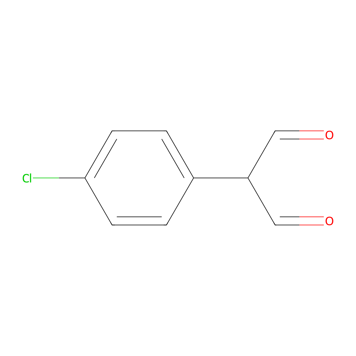 2-(4-Chlorophenyl)malonaldehyde molecular structure, CAS 205676-17-1
