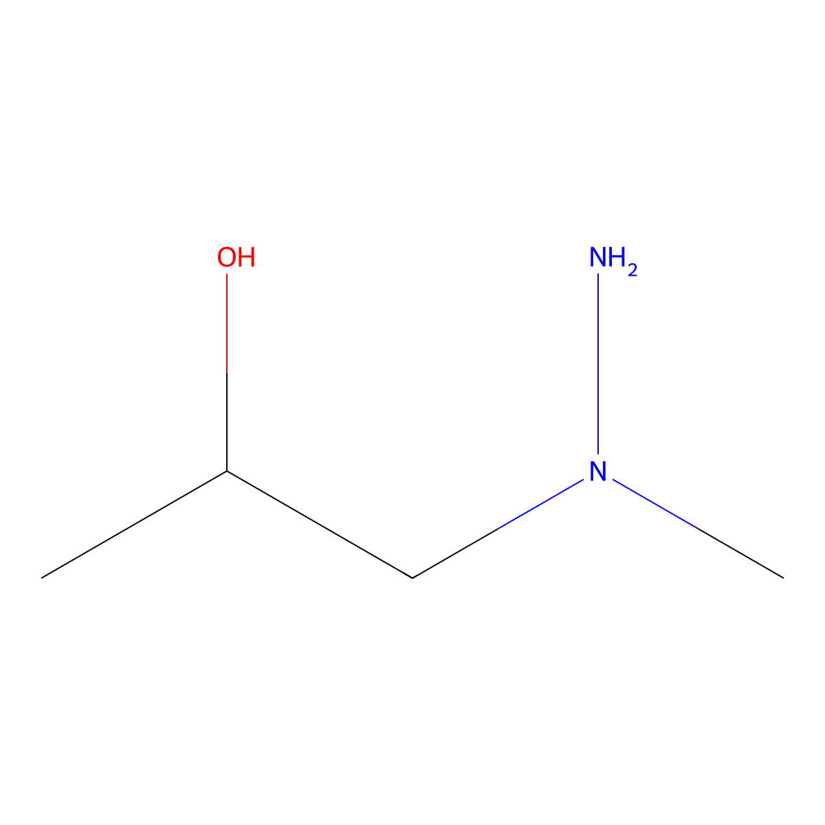 1-(1-Methylhydrazin-1-yl)propan-2-ol molecular structure, CAS 20570-10-9
