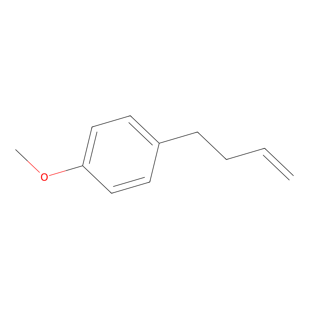 1-(But-3-en-1-yl)-4-methoxybenzene molecular structure, CAS 20574-98-5