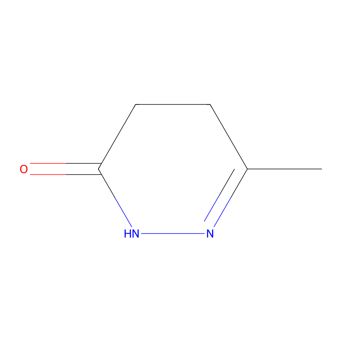 4,5-Dihydro-6-methyl-3(2H)-pyridazinone molecular structure, CAS 205744-83-8