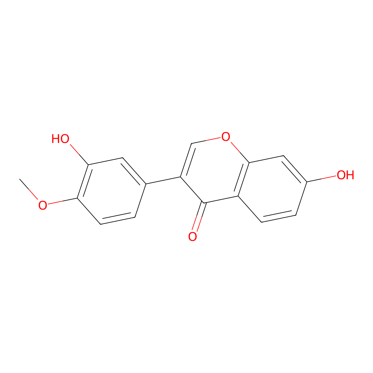 Calycosin molecular structure, CAS 20575-57-9