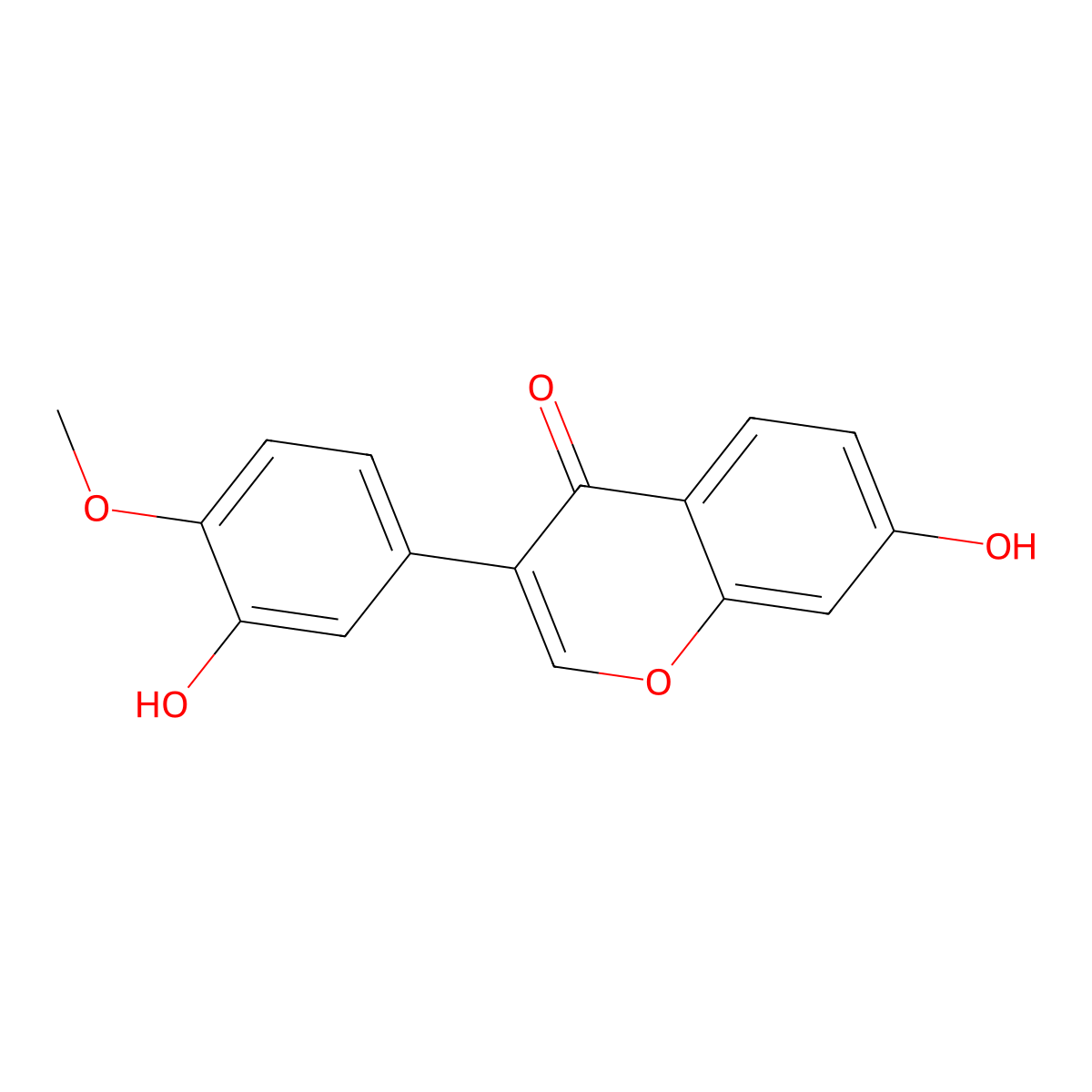 Calycosin molecular structure, CAS 20575-57-9