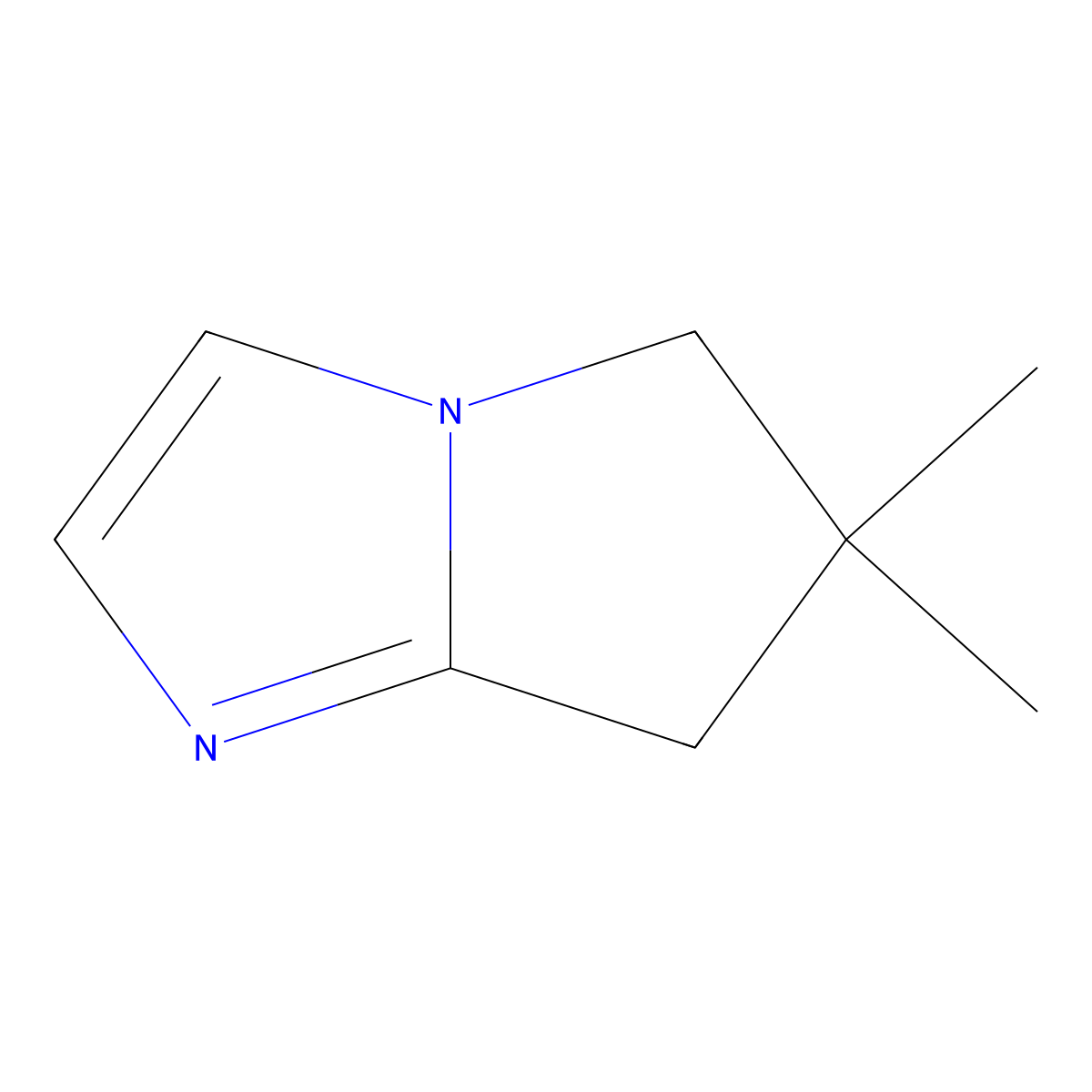 6,6-Dimethyl-6,7-dihydro-5H-pyrrolo[1,2-A]imidazole molecular structure, CAS 2057508-04-8