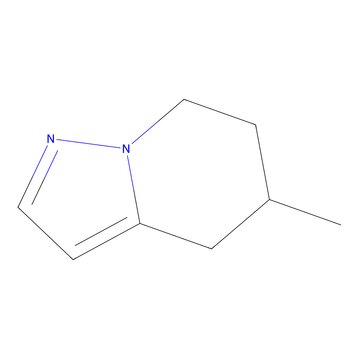 5-Methyl-4,5,6,7-tetrahydropyrazolo[1,5-A]pyridine molecular structure, CAS 2057513-29-6