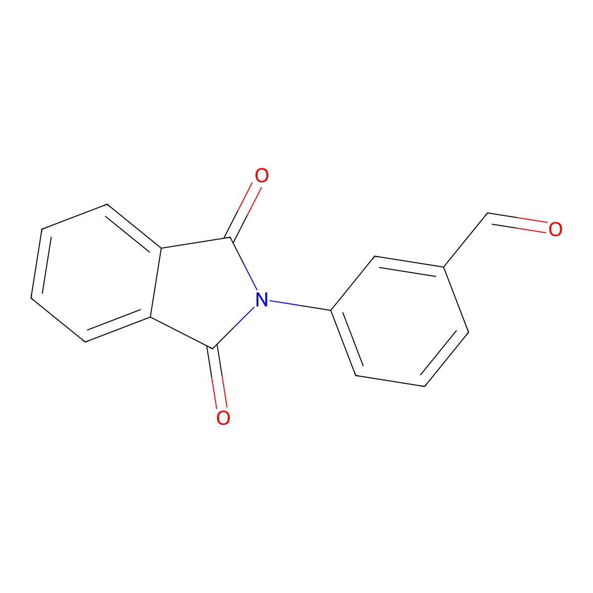 3-(1,3-Dioxoisoindolin-2-yl)benzaldehyde molecular structure, CAS 205759-45-1