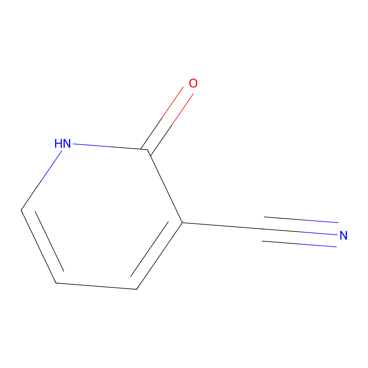 3-Cyano-2-pyridone molecular structure, CAS 20577-27-9