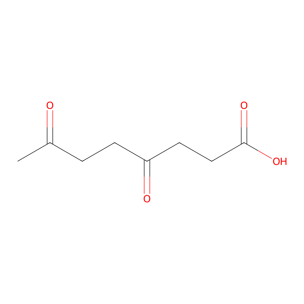 4,7-Dioxooctanoic acid molecular structure, CAS 20577-46-2