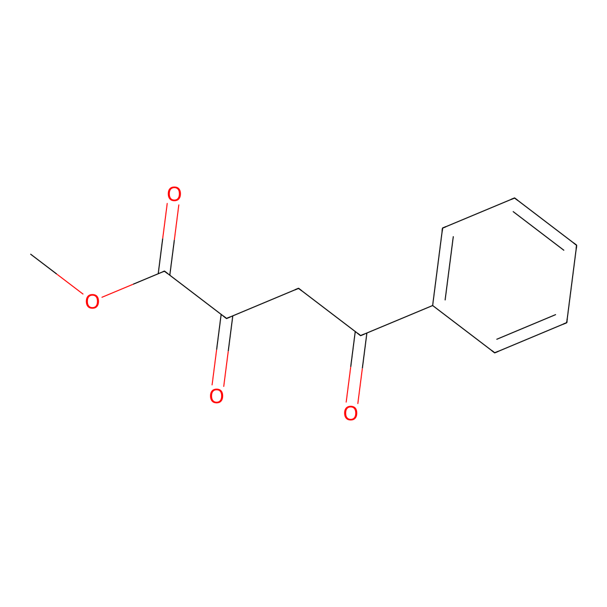 Methyl 2,4-dioxo-4-phenylbutanoate molecular structure, CAS 20577-73-5