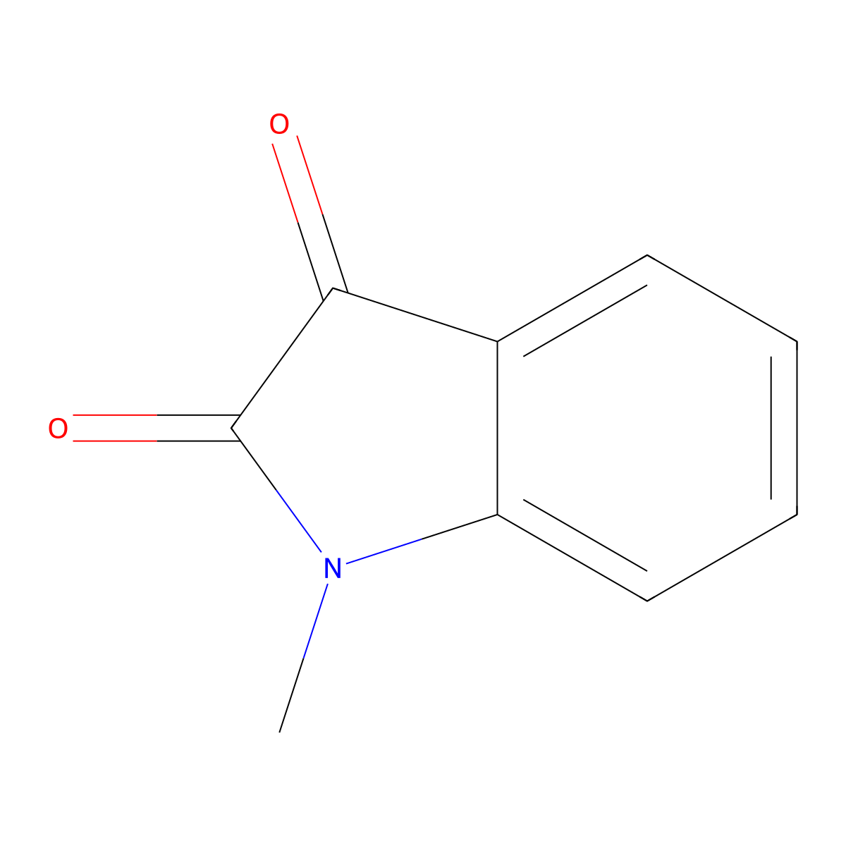 1-Methylisatin molecular structure, CAS 2058-74-4