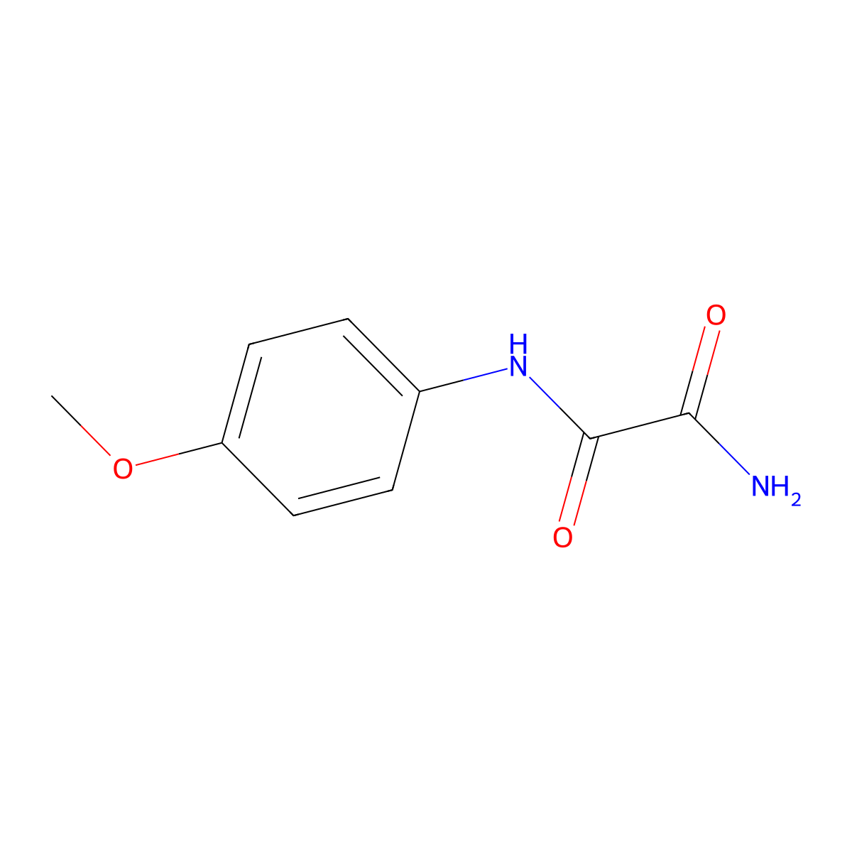 N-(4-methoxyphenyl)ethanediamide molecular structure, CAS 20580-48-7