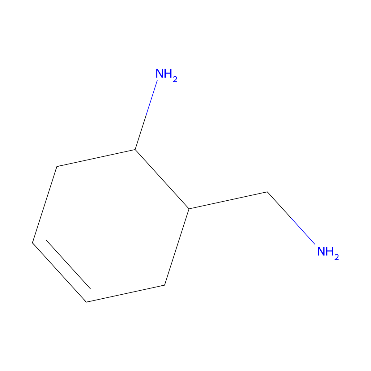 cis-6-Aminomethyl-cyclohex-3-enylamine molecular structure, CAS 205805-67-0