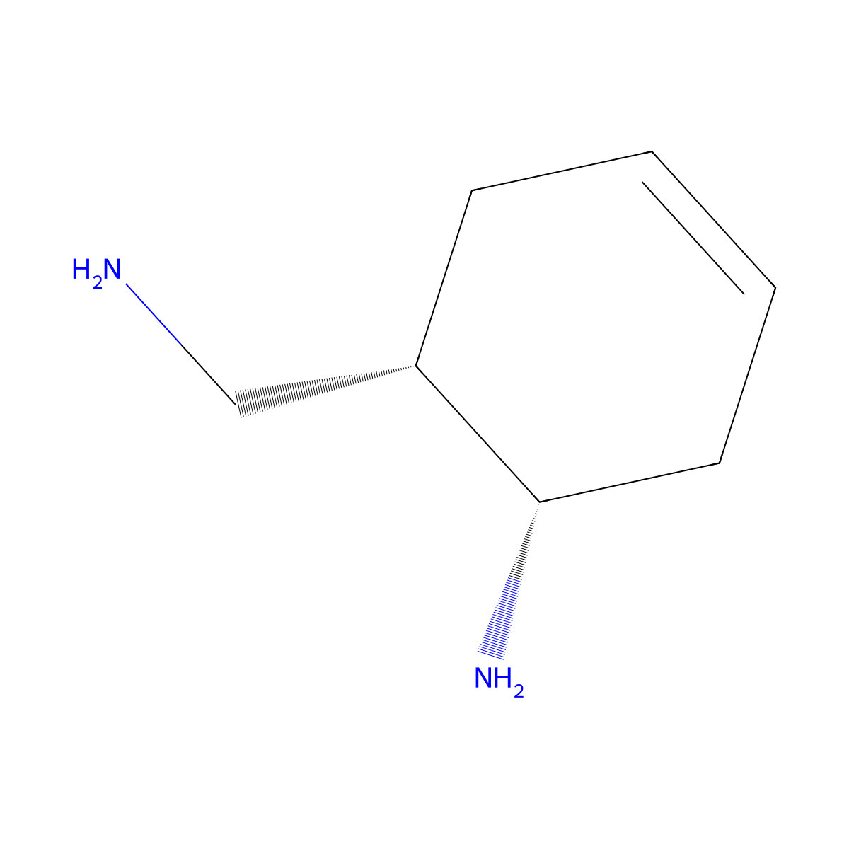 cis-6-Aminomethyl-cyclohex-3-enylamine molecular structure, CAS 205805-67-0