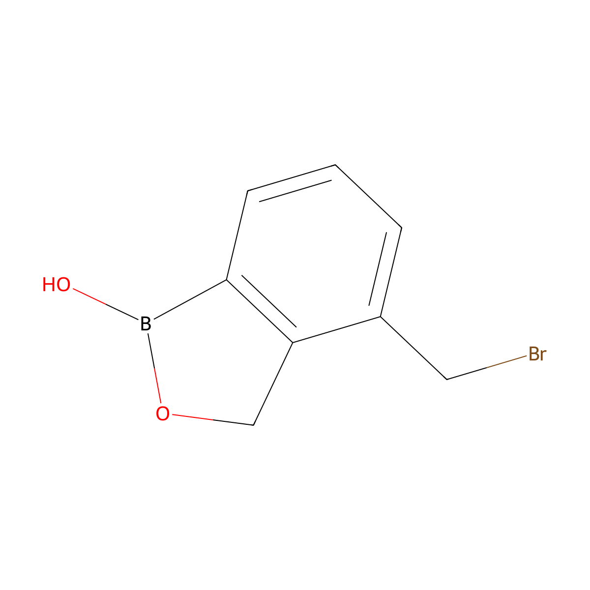 4-(Bromomethyl)benzo[C][1,2]oxaborol-1(3H)-OL molecular structure, CAS 2058056-26-9