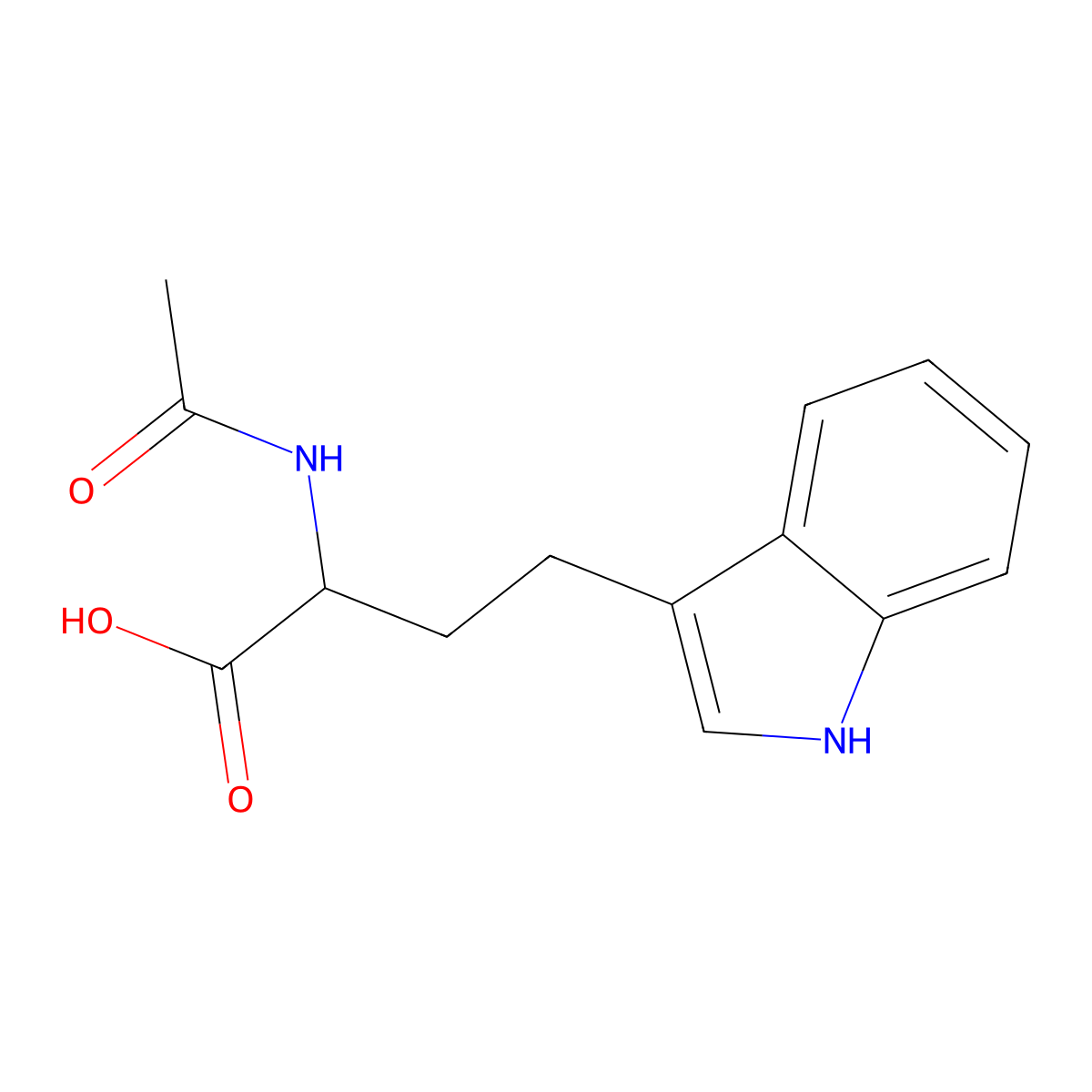 N-Acetyl-D,L-homotryptophan molecular structure, CAS 205813-00-9
