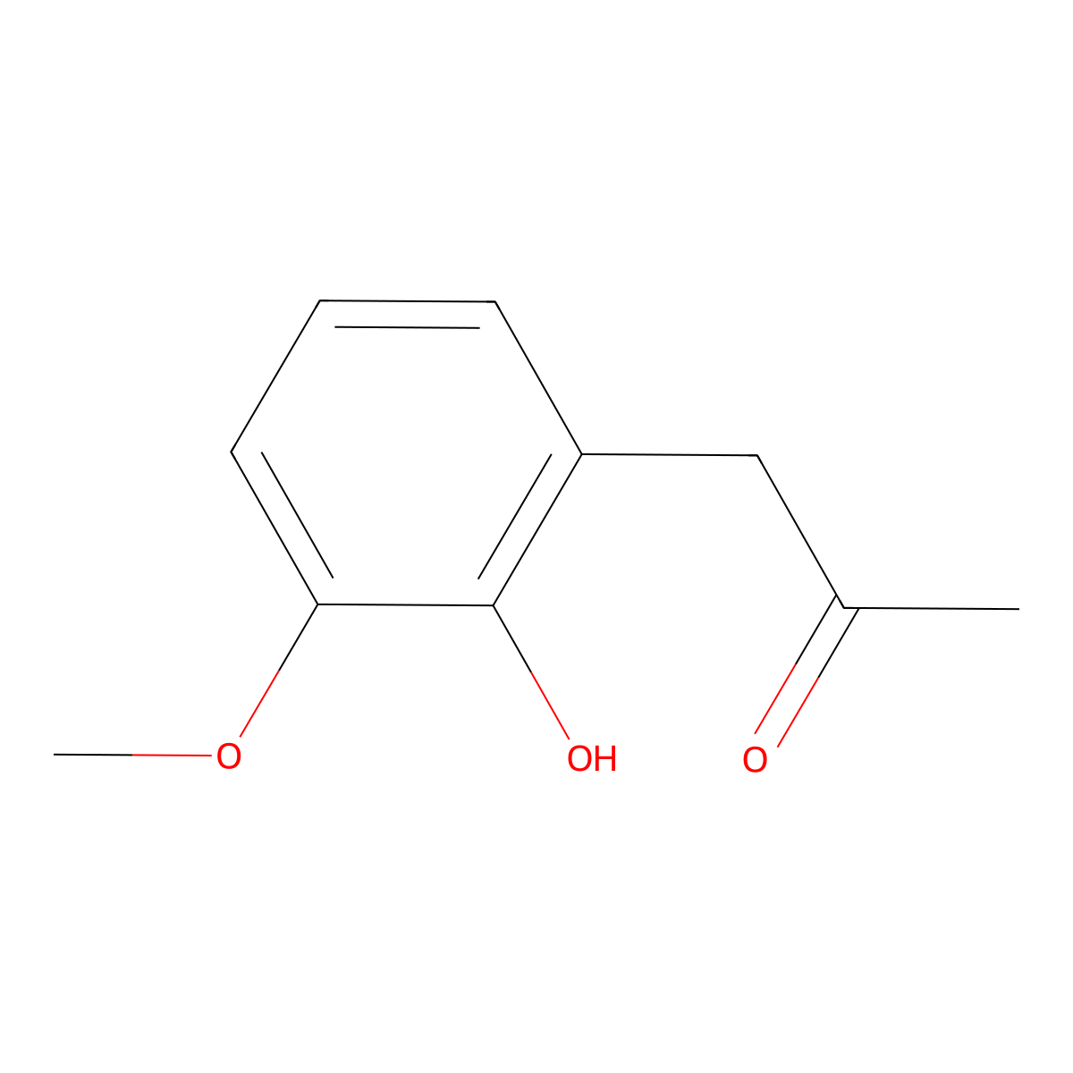 1-(2-Hydroxy-3-methoxyphenyl)propan-2-one molecular structure, CAS 205826-72-8