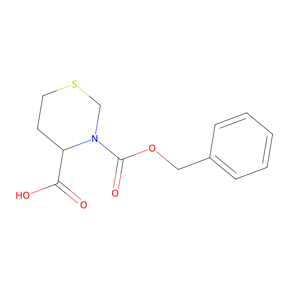 3-[(Benzyloxy)carbonyl]-1,3-thiazinane-4-carboxylic acid molecular structure, CAS 2058395-27-8