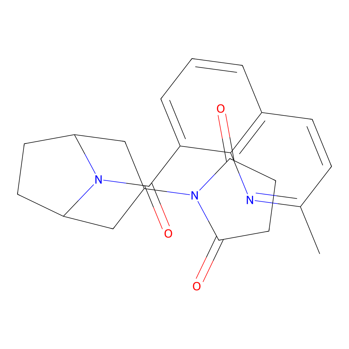 1-[8-(2-Methylquinoline-8-carbonyl)-8-azabicyclo[3.2.1]octan-3-yl]pyrrolidine-2,5-dione molecular structure, CAS 2058513-75-8