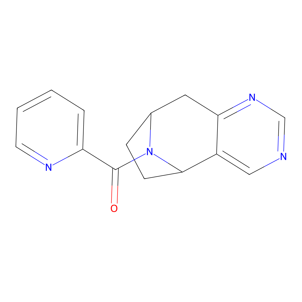12-(Pyridine-2-carbonyl)-4,6,12-triazatricyclo[7.2.1.0^{2,7}]dodeca-2(7),3,5-triene molecular structure, CAS 2058872-30-1