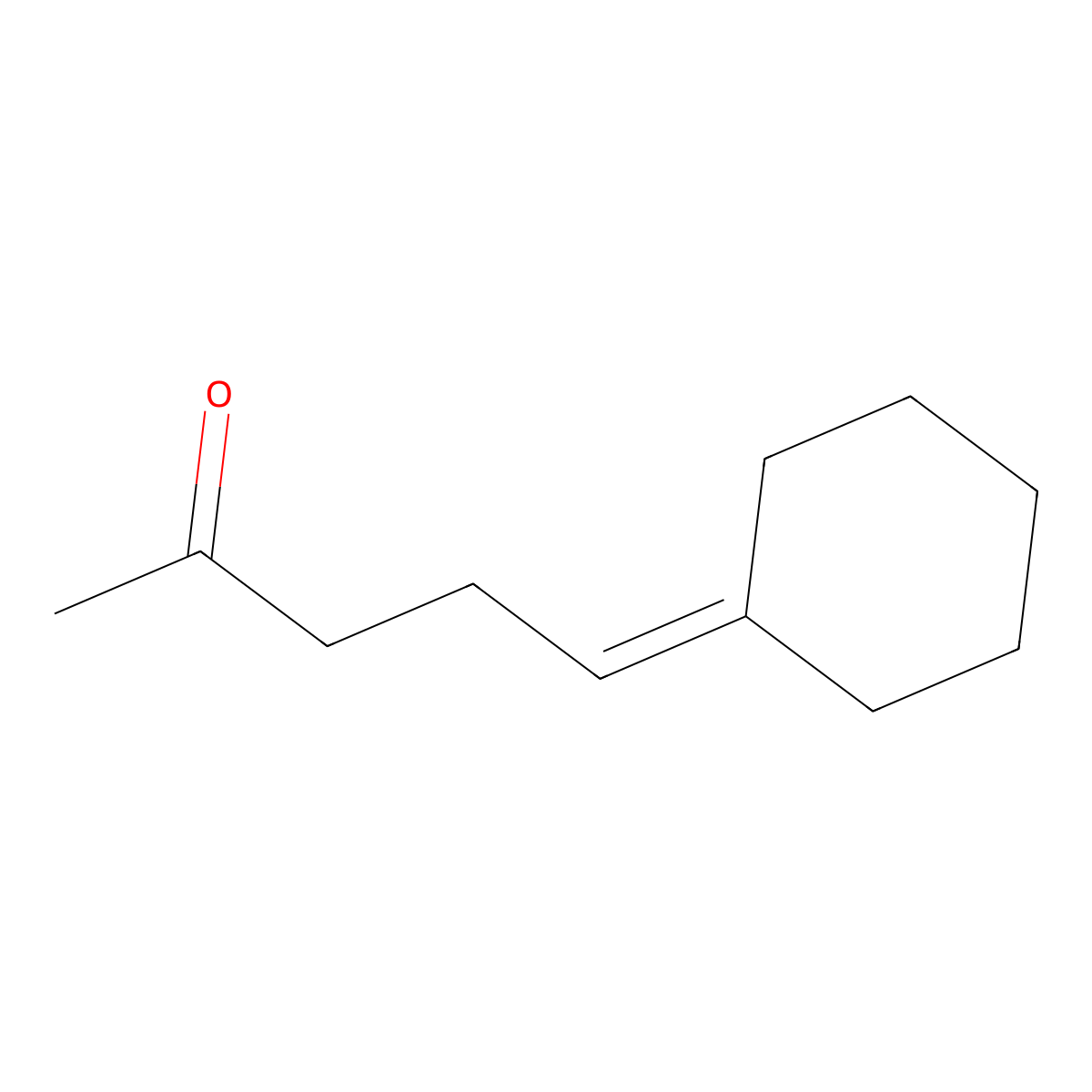 5-Cyclohexylidenepentan-2-one molecular structure, CAS 20592-04-5