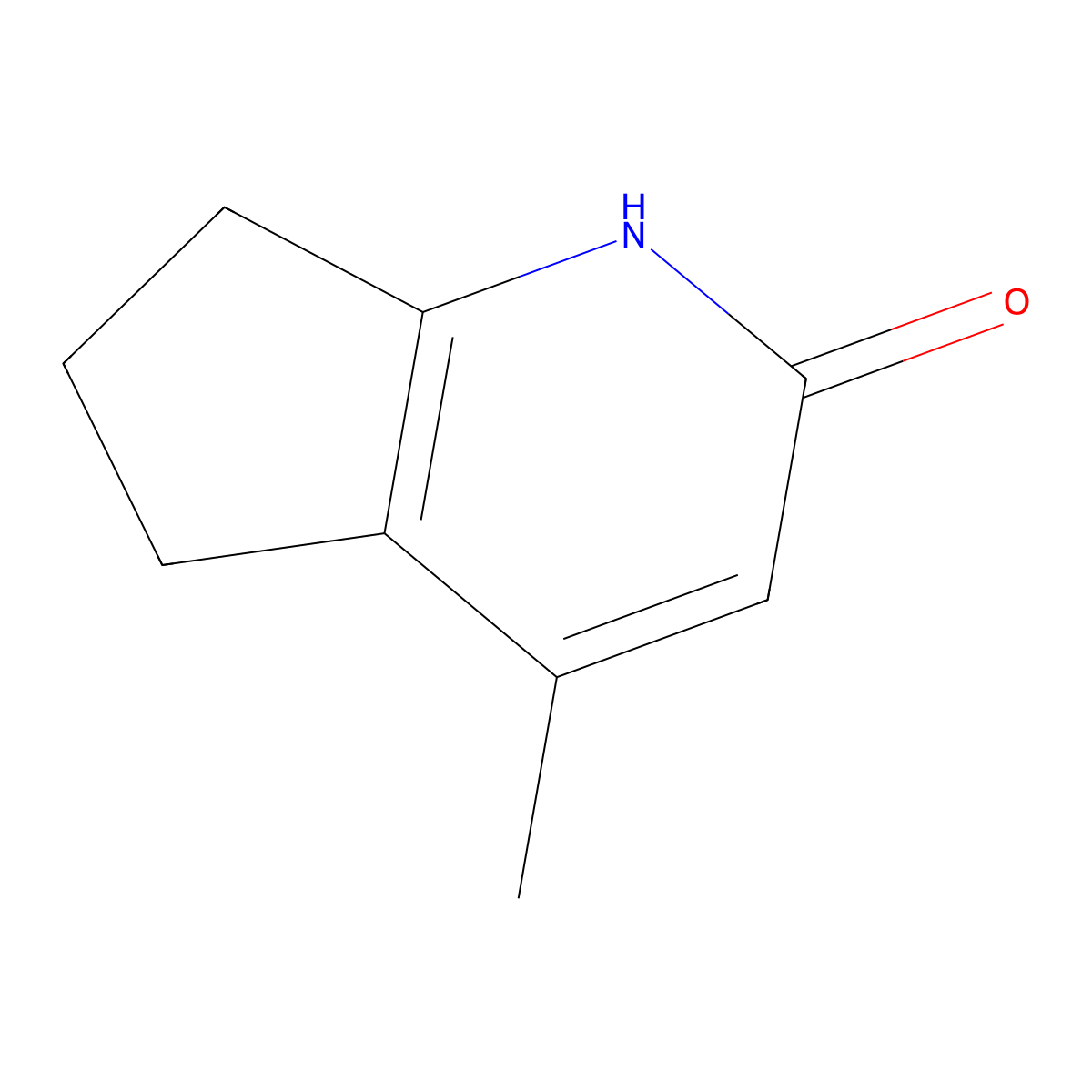 4-methyl-1H,2H,5H,6H,7H-cyclopenta[b]pyridin-2-one molecular structure, CAS 20594-30-3